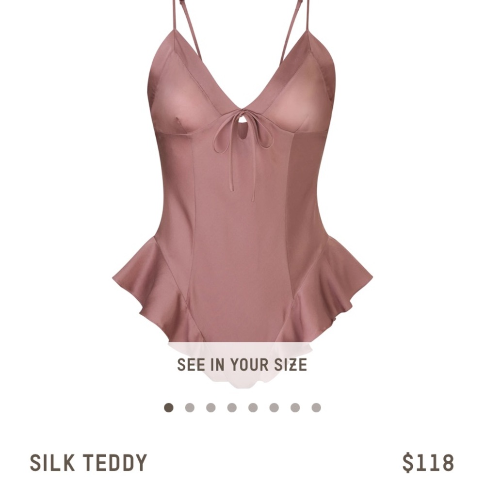 Skims Silk Teddy
